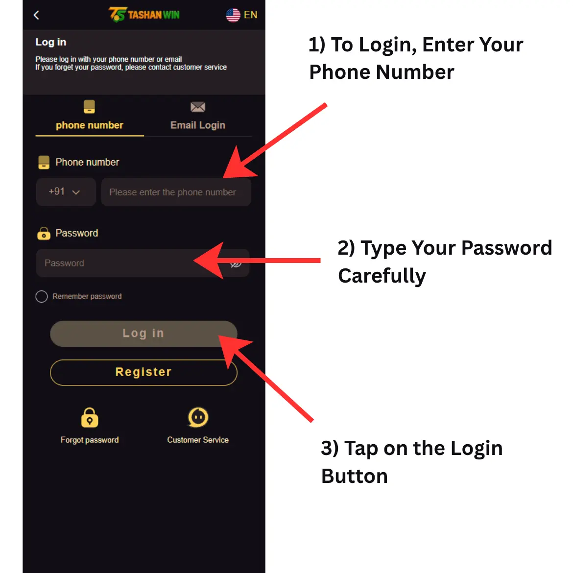 Tashan Win Login Guide Tashan Win Login Guide